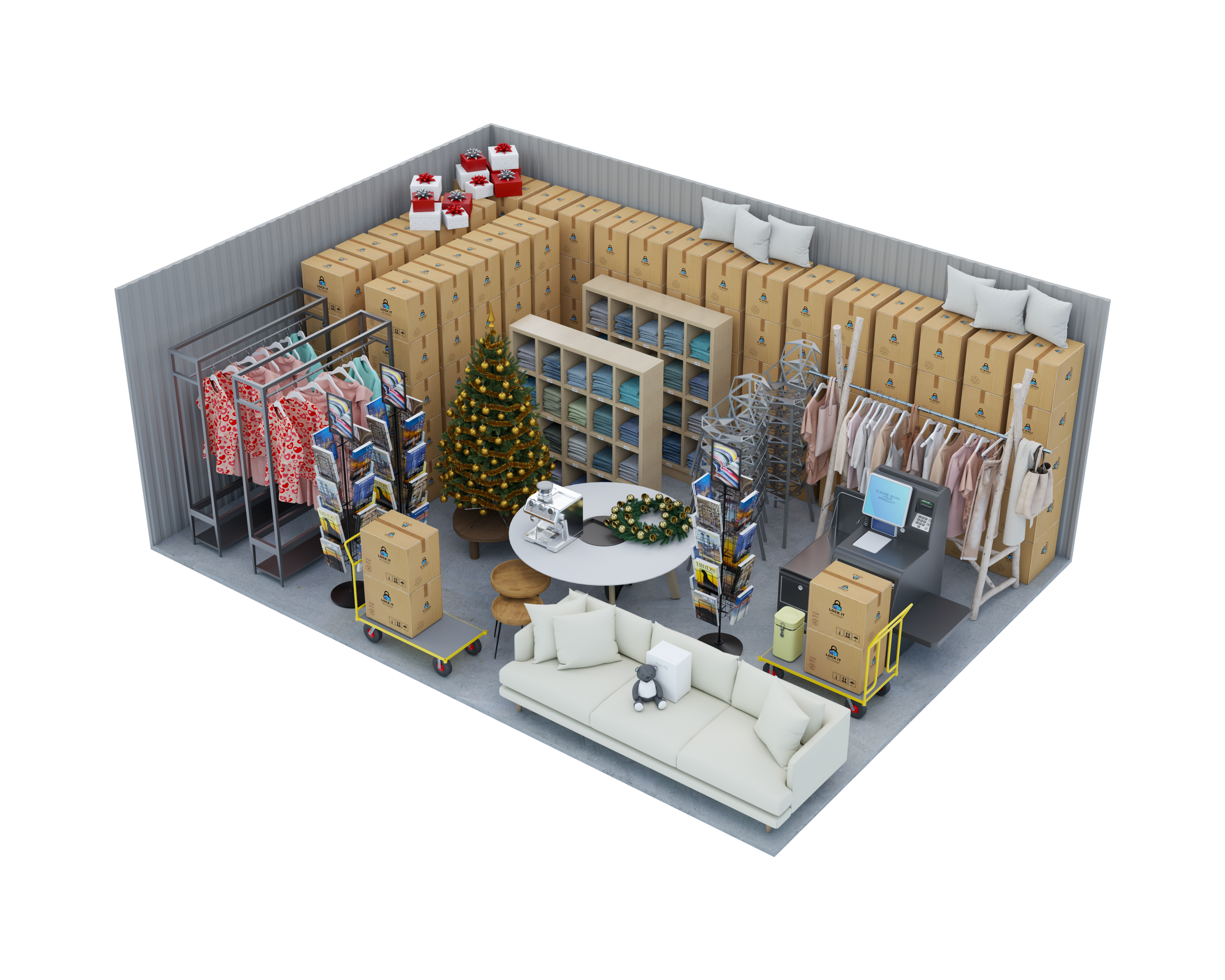 350 SQ FT Storage Unit