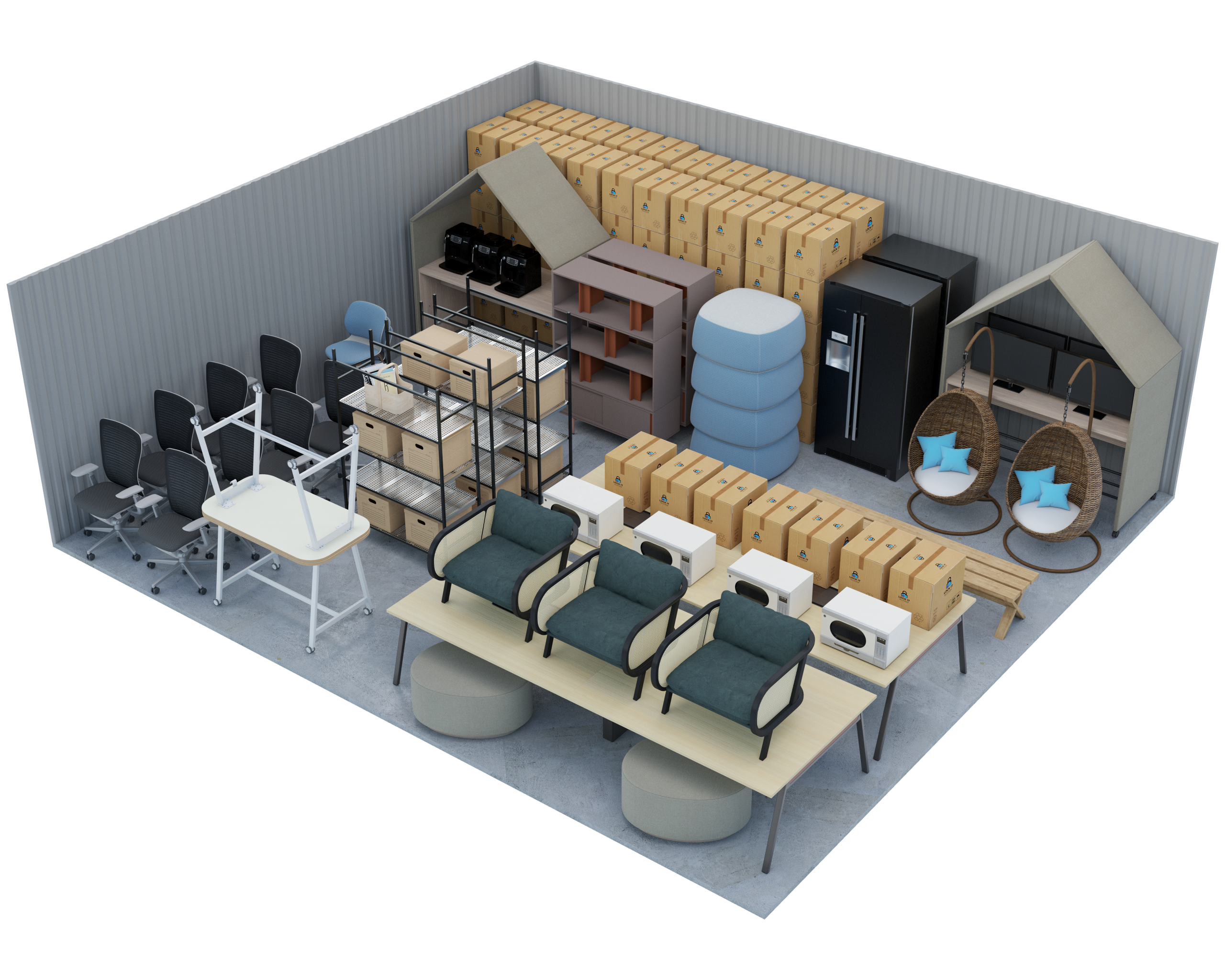 500 SQ FT Storage Unit