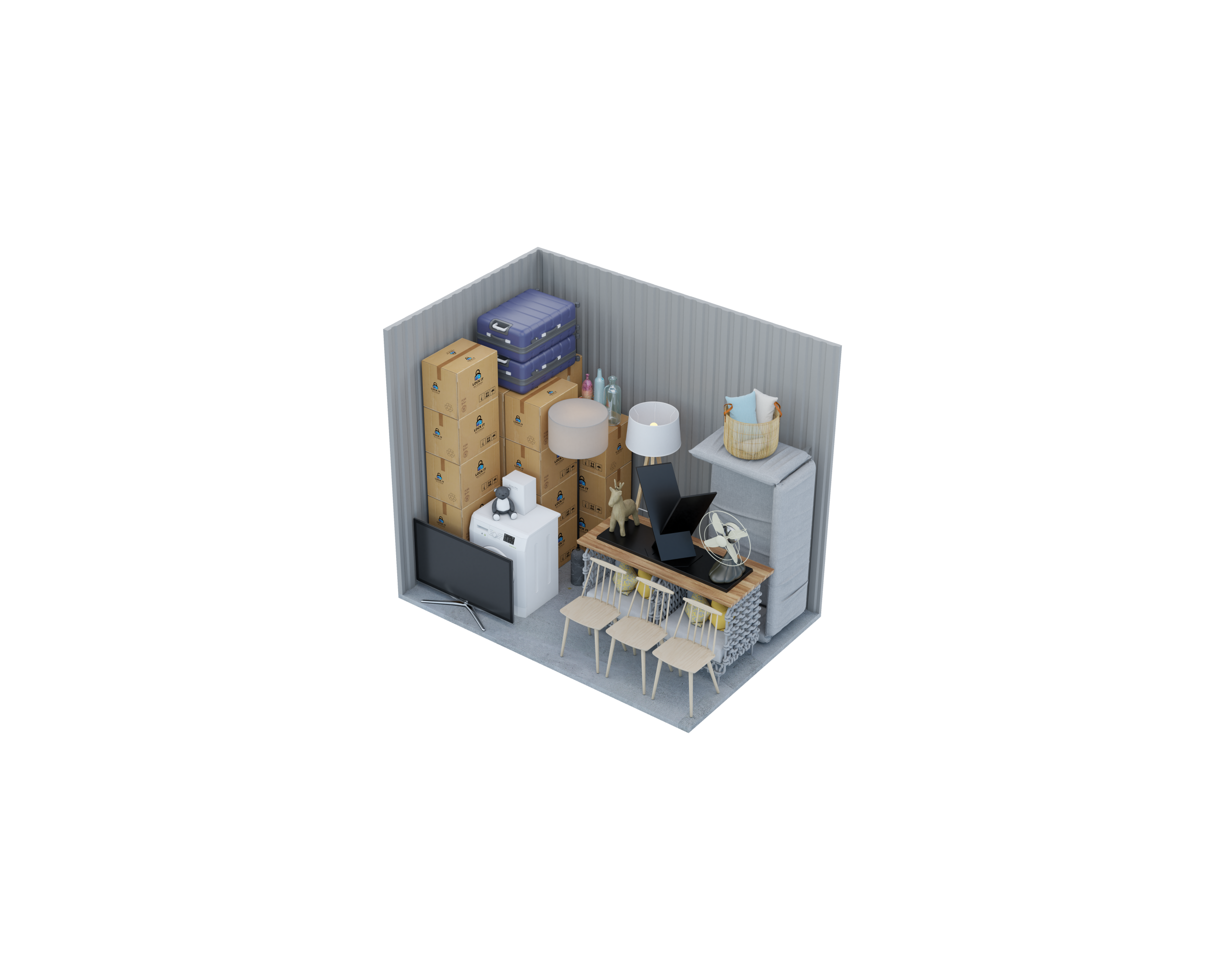 65 SQ FT Storage Unit